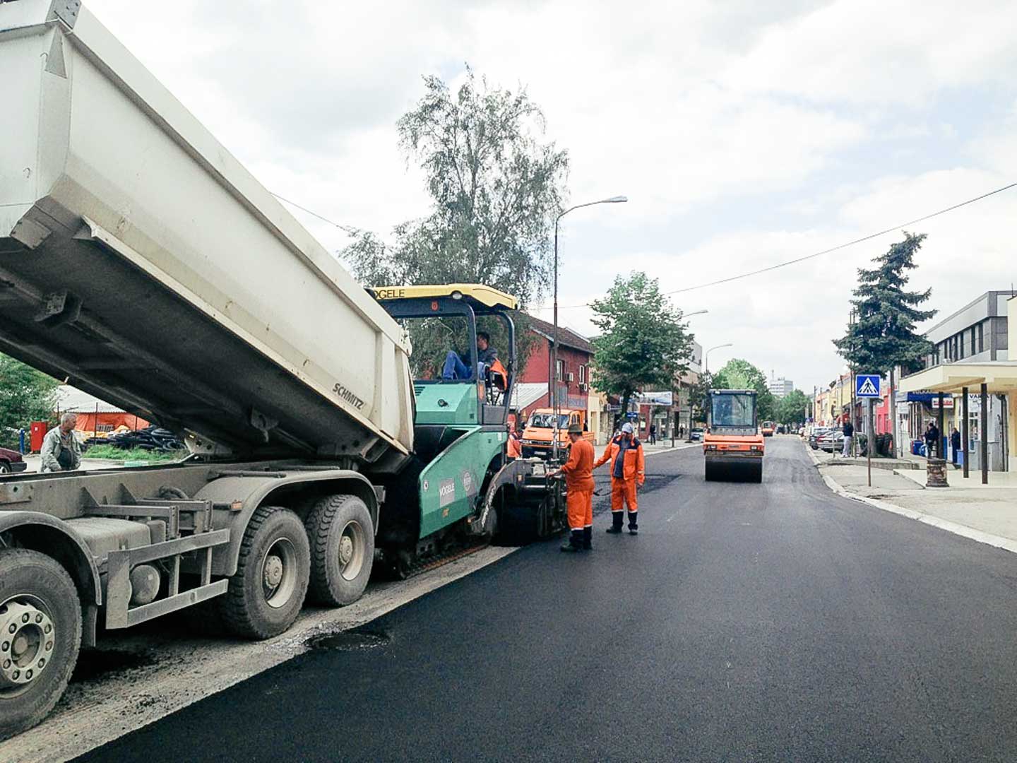 Sanacija puteva u Valjevu