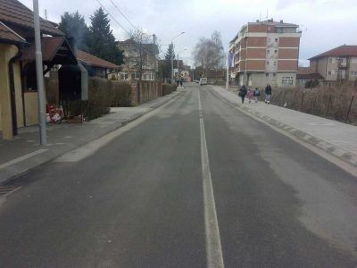 Rekonstrukcija puta u Banji Koviljači